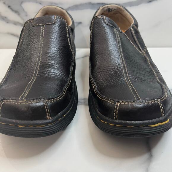 Dr. Martens DOC Men's Brown Leather Slip-On Colton Loafers Shoes Sz 8 - Picture 3 of 9